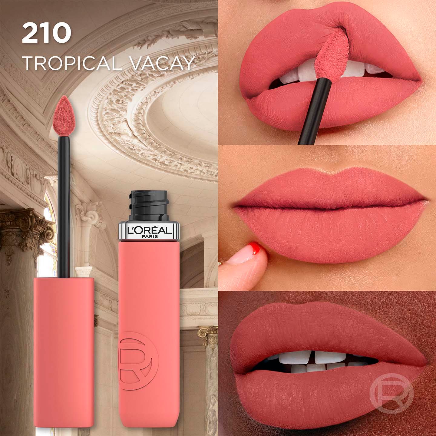Loreal Paris Le Matte Resistance Labial Liquido Pruebas
